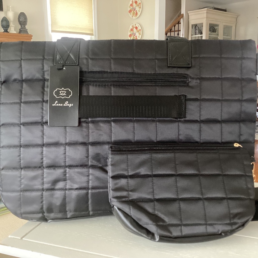 NEW Luna Bags Quilted Tote Bag